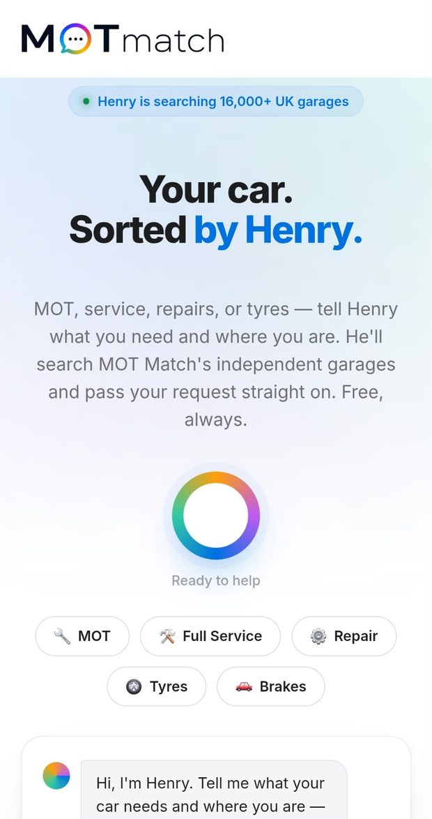 MOTmatch on a phone